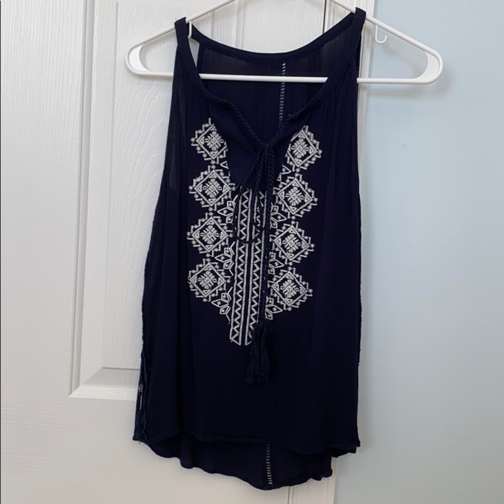 Patterned Tank Top